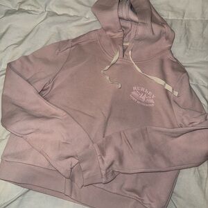 Cropped pink hoodie